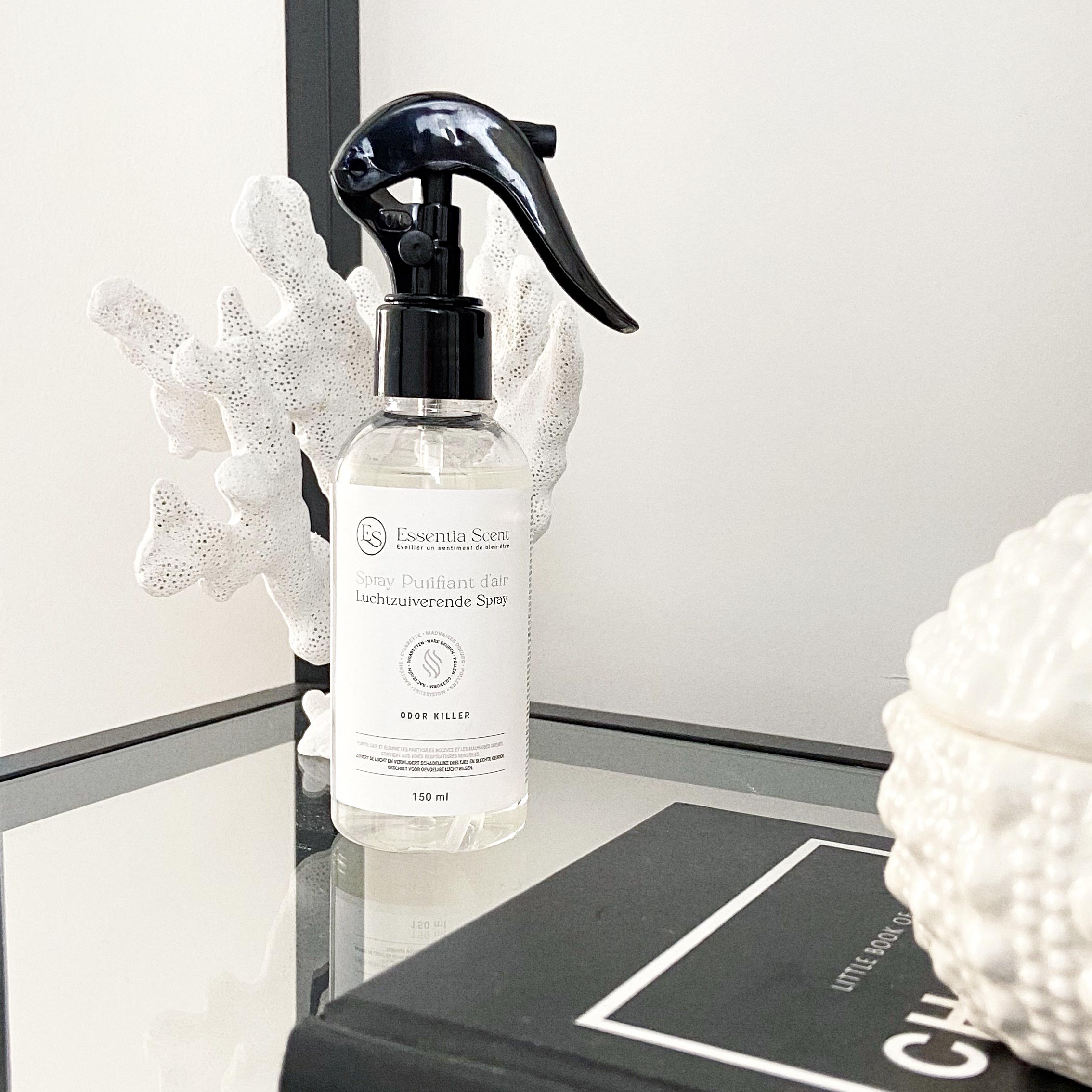 Spray Anti-Odeurs Odor Killer en utilisation