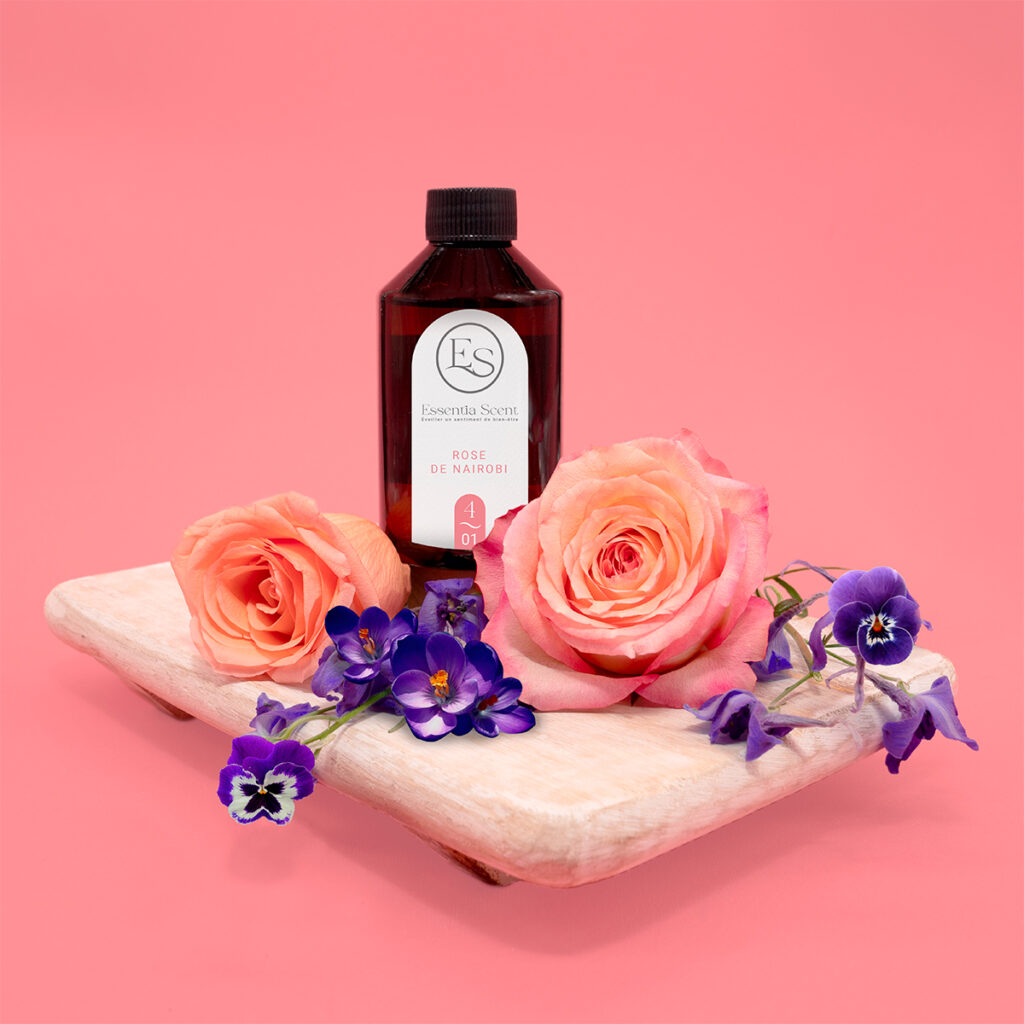 Image de l'huile parfumée 4.01 Rose de Nairobi – Recharge diffuseur